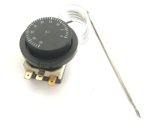 Termostat z kapilarą 0-40C, 16A/250V
