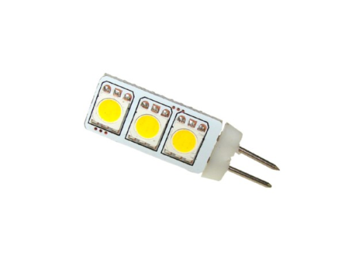 Żarówka LED G4, 0,6W, 3xSMD5050, ciepła biała