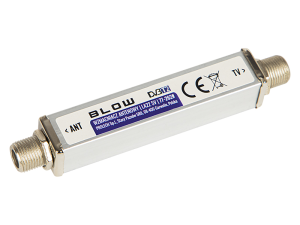 Wzmacniacz antenowy przelotowy LA22V5, 22dB/5V