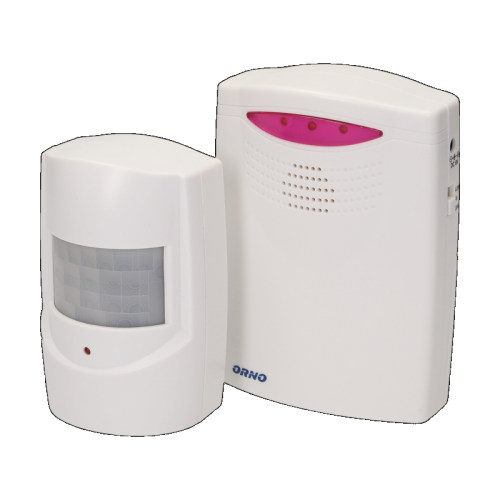 Czujnik ruchu z sygnalizacją bezprzewodową, IP44, 120m