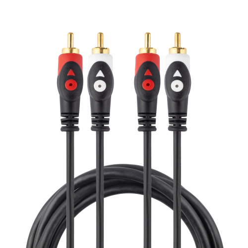 Kabel 2 RCA x 2 RCA 1,5m LB0019