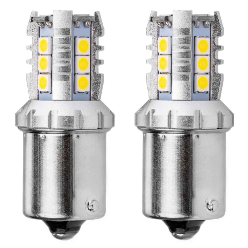 LED BA15S P21W 12/24V 16x 3030 Canbus 2szt