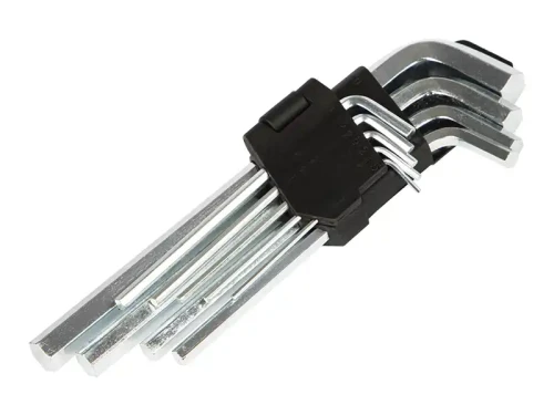 Klucze imbusowe 9 szt. 2-10 mm