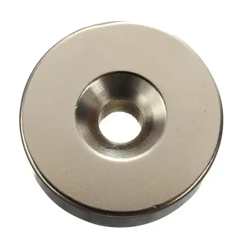 Magnes neodymowy pierścieniowy 20x10 otwór 12/7 mm