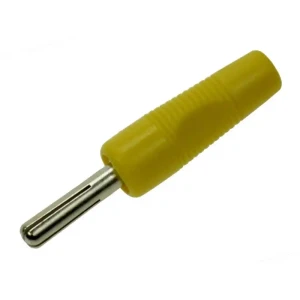 Wtyk bananowy AL2316 żółty