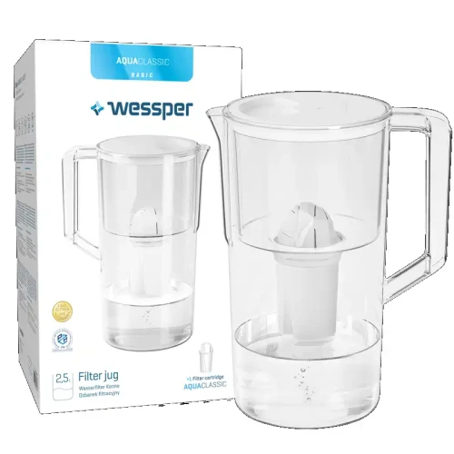 Dzbanek Wessper Aquaclassic Basic 2,5 L biały