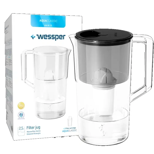 Dzbanek Wessper Aquaclassic Basic 2,5 L czarny