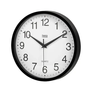 Zegar ścienny 25 cm czarny Teesa