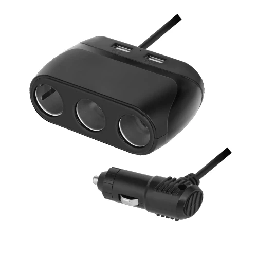 Rozgałęźnik zapalniczki -> 3 gniazda i USB 3,1A