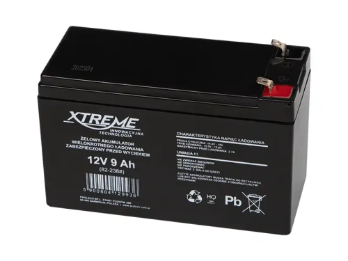 Akumulator żelowy 12V 9Ah Xtreme