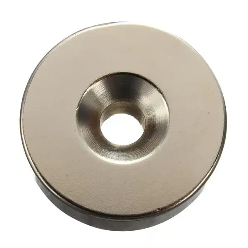 Magnes neodymowy pierścieniowy 25x5 otwór 7,5/4,5 mm