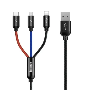Kabel USB 3w1 1,2m CAMLT-BSY01