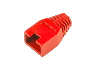 Osłona gumowa wtyku RJ45 8P8C czerwona