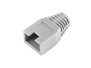 Osłona gumowa wtyku RJ45 8P8C szara