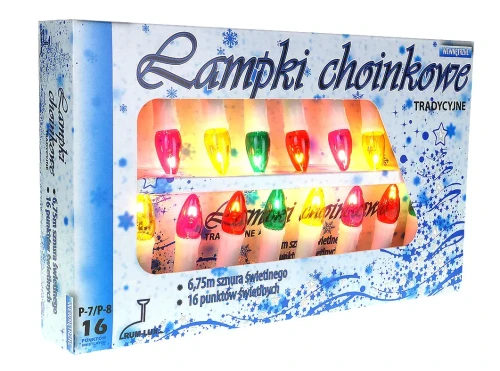 Lampki choinkowe tradycyjne P-8 5W