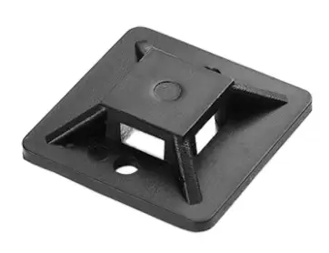 Uchwyt na opaskę kablową 20x20mm czarny