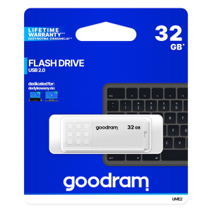 Pendrive USB 2.0 32GB Goodram UME2 biały