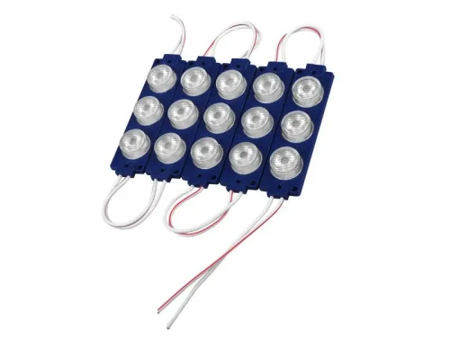 Moduł 3x LED niebieski 3W