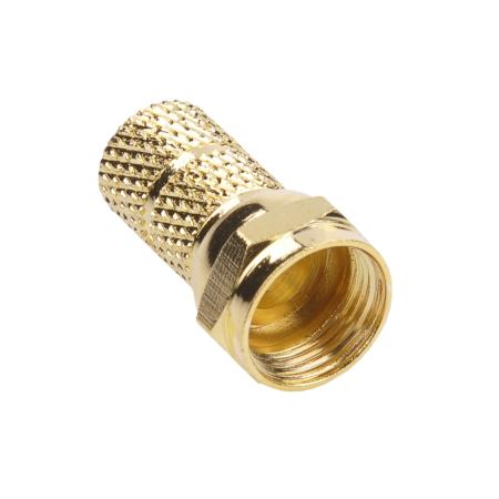 Wtyk antenowy F 6,8 CU GOLD