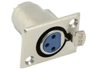 Gniazdo XLR panelowe 3-pin