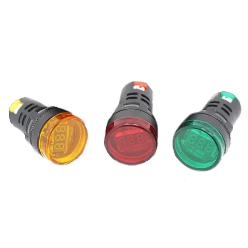 Woltomierz LED 28mm 5-30VDC czerwony