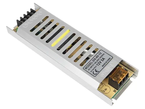 Zasilacz impulsowy, przemysłowy 12V/5A, 60W