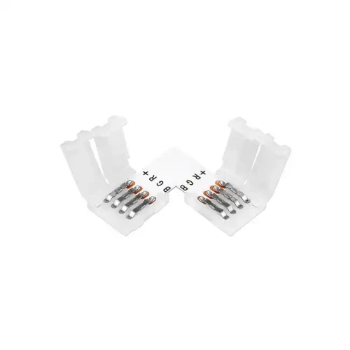 Złącze taśmy LED 10mm kątowe RGB typ L