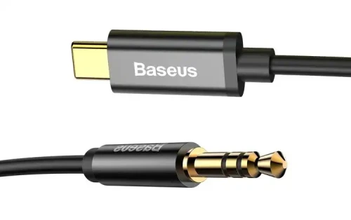 Kabel USB typ C - Jack 3,5 AUX 1,2m CAM01-01
