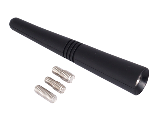 Maszt anteny samochodowej 9 cm z adapterami 5, 6, 7 mm