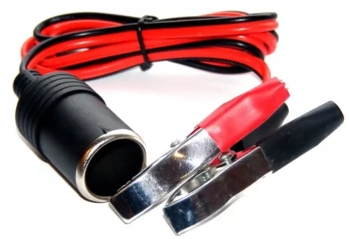 Gniazdo zapalniczki z krokodylkami 1m