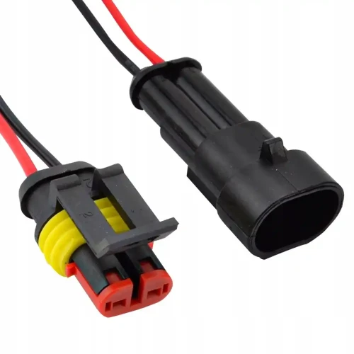 Złącze hermetyczne 2 pin Superseal z kablem