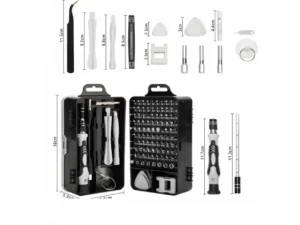 Zestaw narzędzi do mechaniki precyzyjnej 115 el.