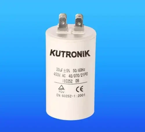 Kondensator 35uF/450V z konektorami