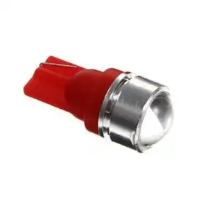 Led R-10 12V czerwona z soczewką 1W