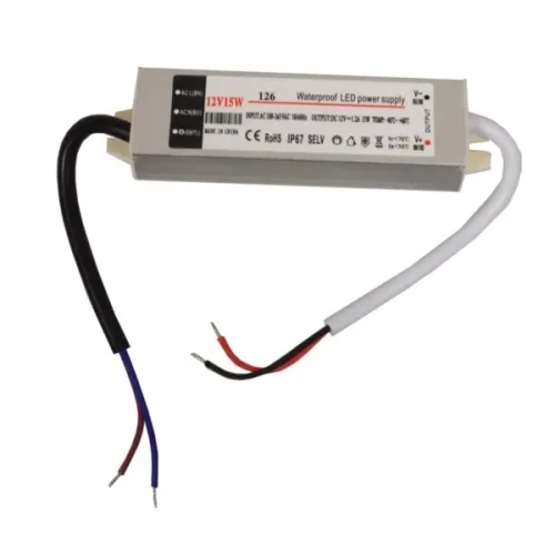 Zasilacz 12V/1,25A 15W IP67 aluminium