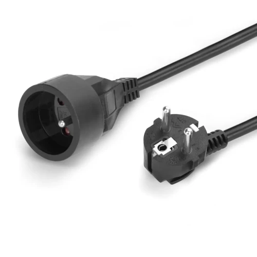 Przedłużacz sieciowy 1 gniazdo 2m MT117B-2