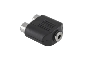 Przejście gniazdo Jack 3.5 - 2x gniazdo RCA