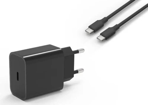 Ładowarka sieciowa USB typu C PD 25W + kabel 1m