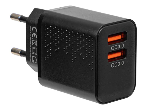 Ładowarka sieciowa 2x USB QC 18W 024#
