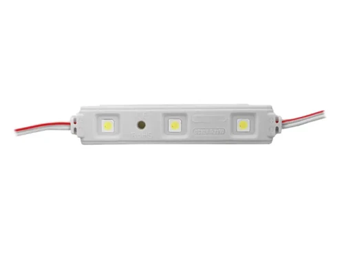 Moduł LED 3x 5050 biały zimny, wodoodporny