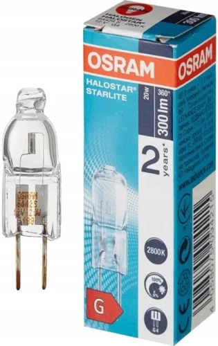 Żarówka halogenowa G4 12V 20W