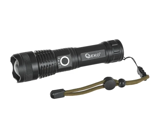 Latarka taktyczna LED XHP50 15W 1800mAh IPX8