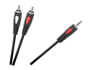 Kabel Jack 3.5 - 2x RCA 1,8m Eco-Line