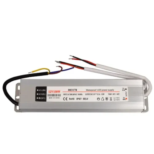 Zasilacz 12V/12,5A 150W IP67 aluminium