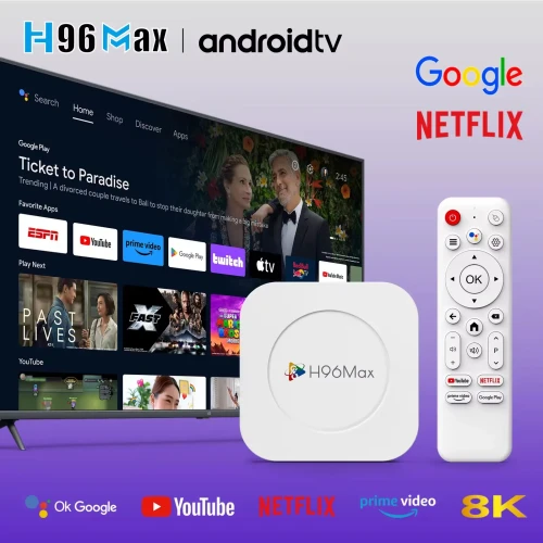 TV Box Android 14 Smart H96Max