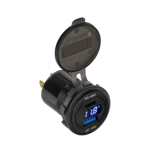 Ładowarka samochodowa 63W do zabudowy 12/24V QC PD