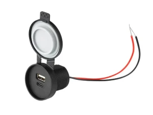 Ładowarka USB + USB-C 3,1A do zabudowy G530