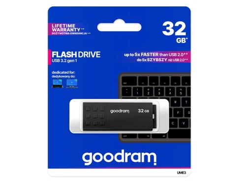 Pendrive 32GB USB 3.2 UME3 czarny