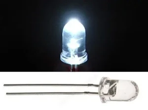 Dioda LED 5mm biała 18CD