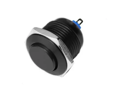 Przełącznik PBWB-16BK 2A/250V wystający czarny